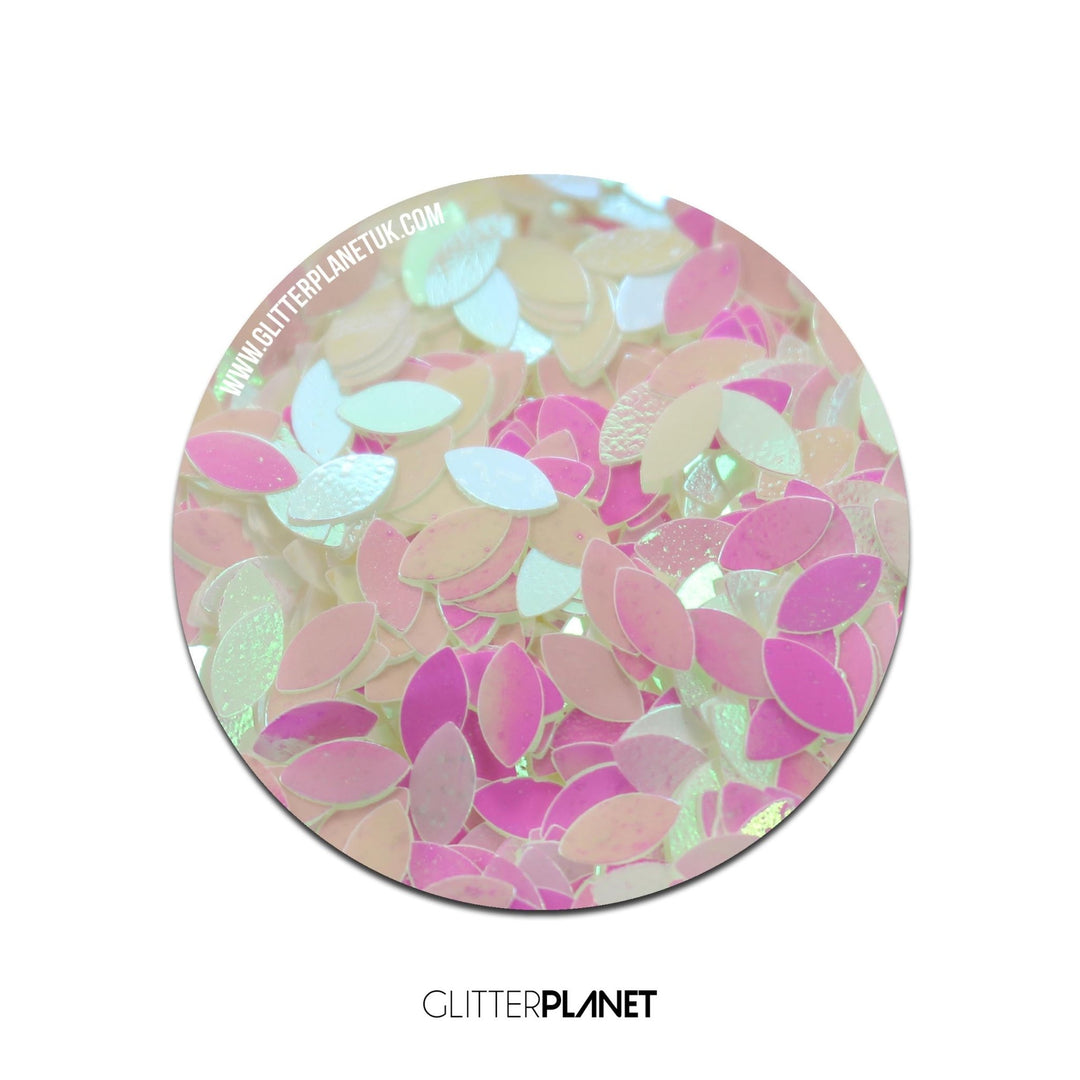 Loose Nail Glitter | Pink Pearl Rice Shape