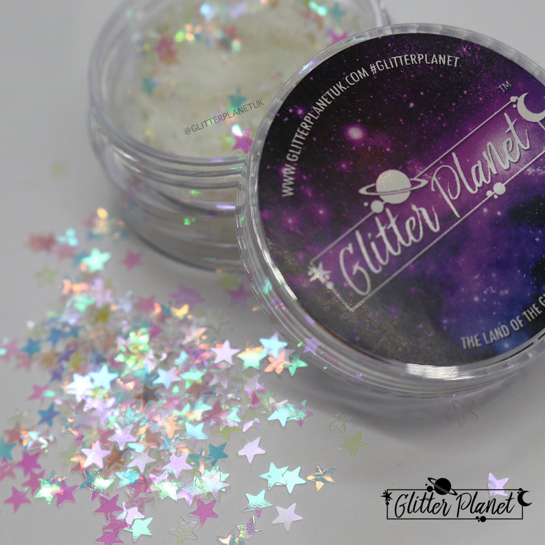 Loose Nail Glitter | Rainbow Stars