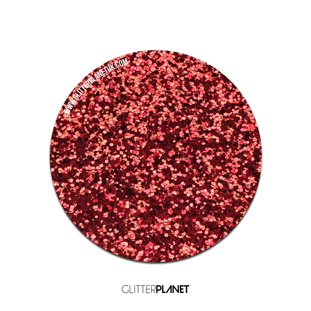 Loose Nail Glitter | Rose Red Biodegradable