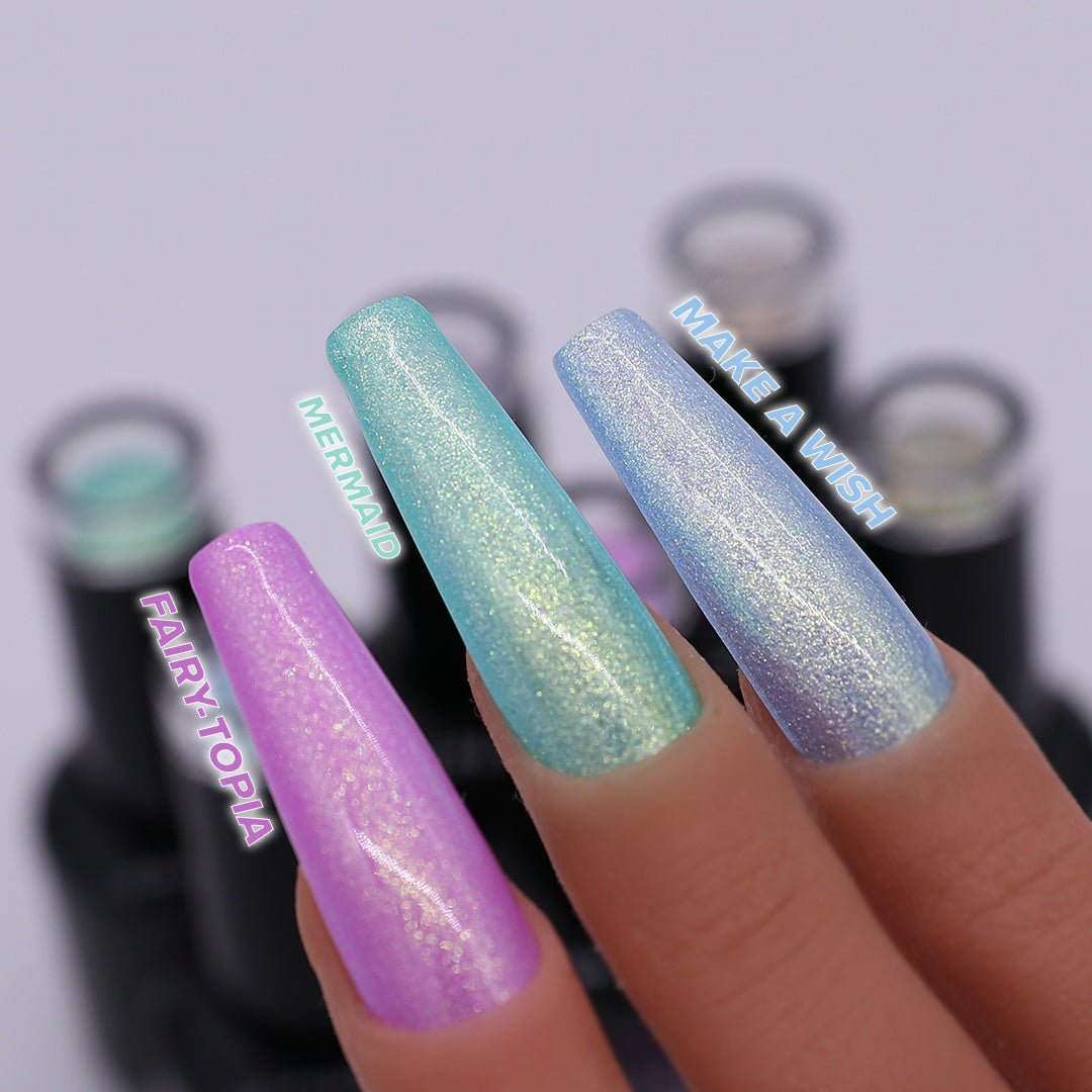 Make A Wish Glitter Gel Polish - Glitter Planet