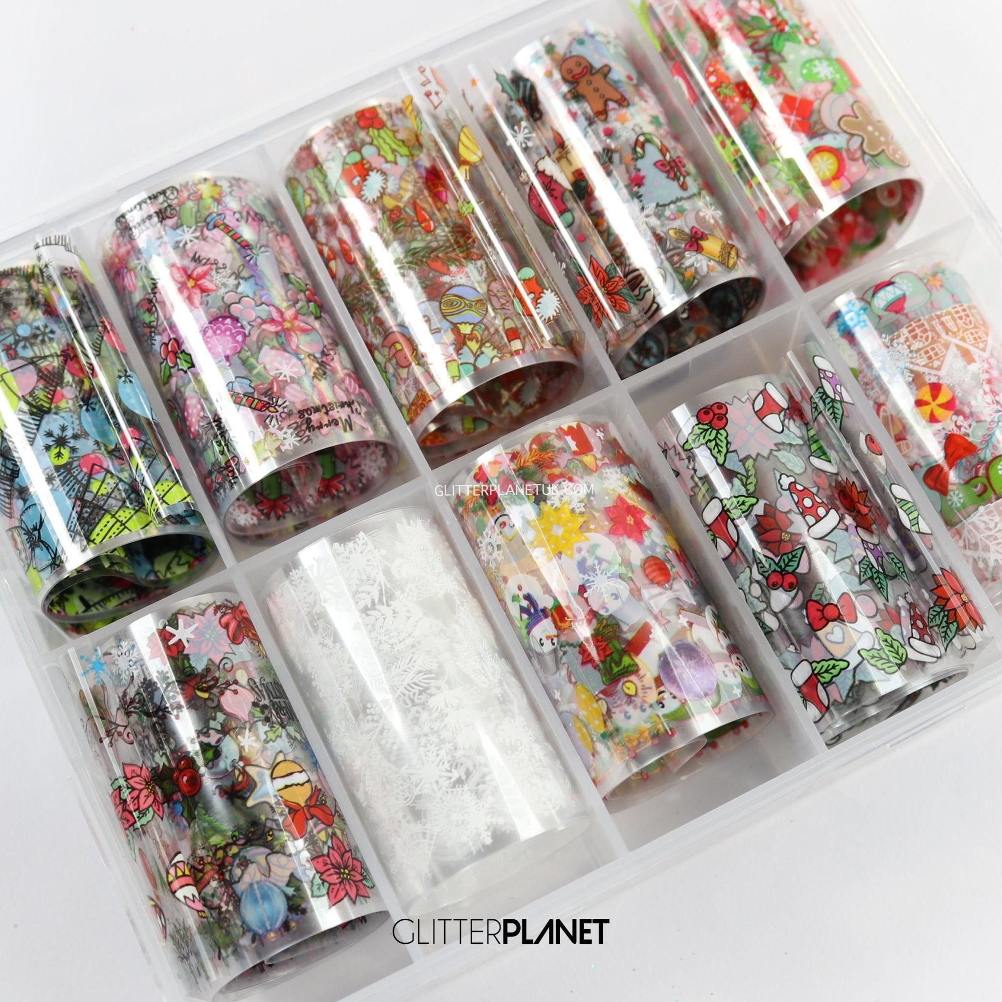 Nail Art Foil | Christmas 10 pcs set 1