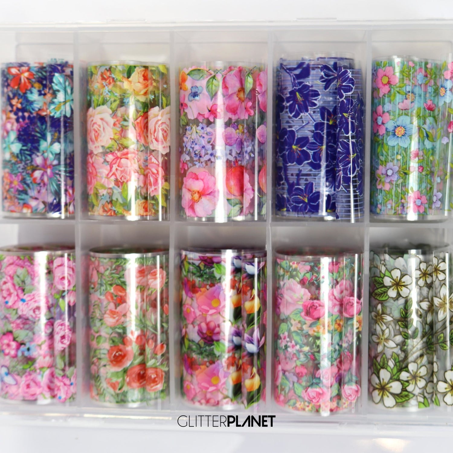 Nail Art Foil | Floral Set 10pcs - SET 2