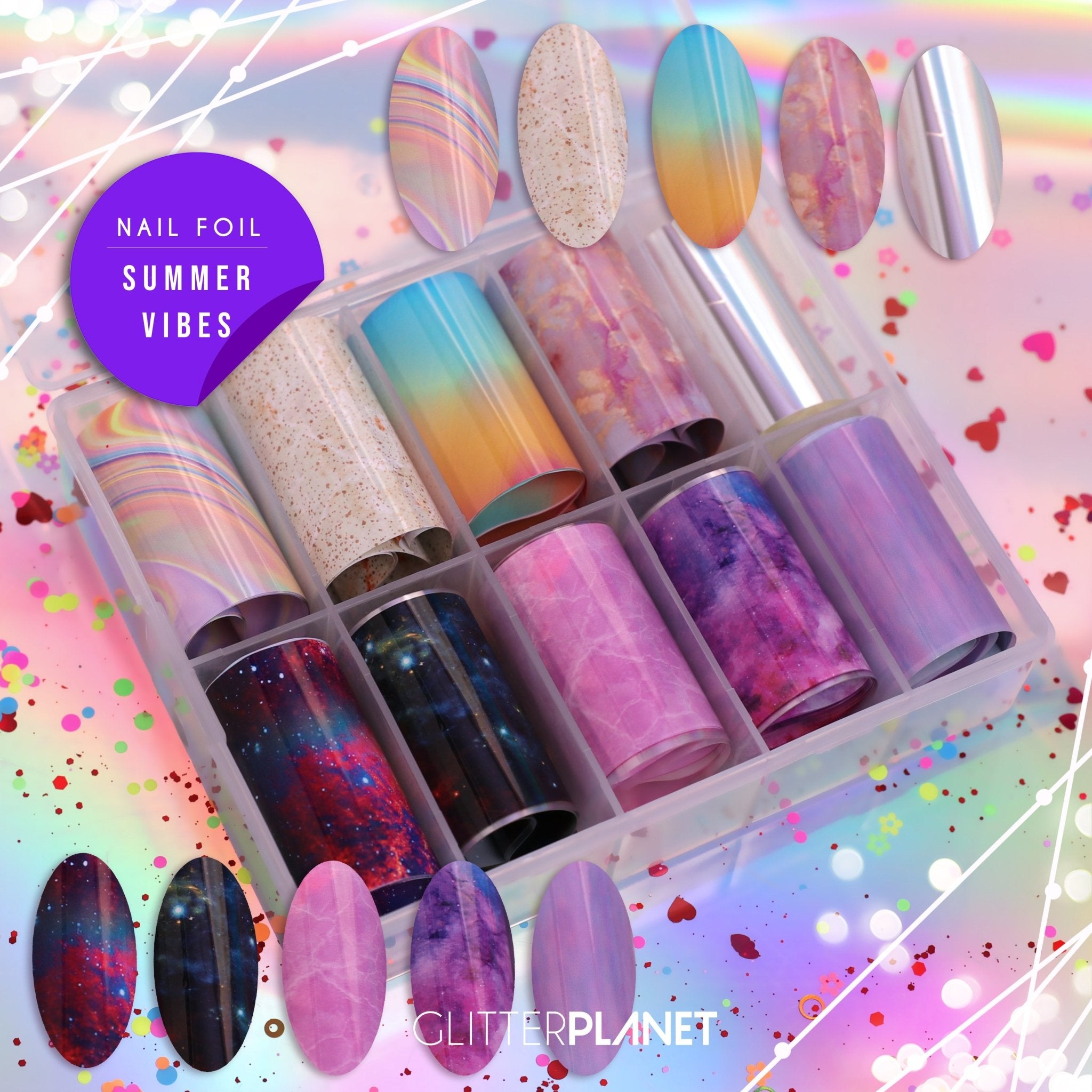 Nail Art Foil | Summer Vibes Set 10pcs