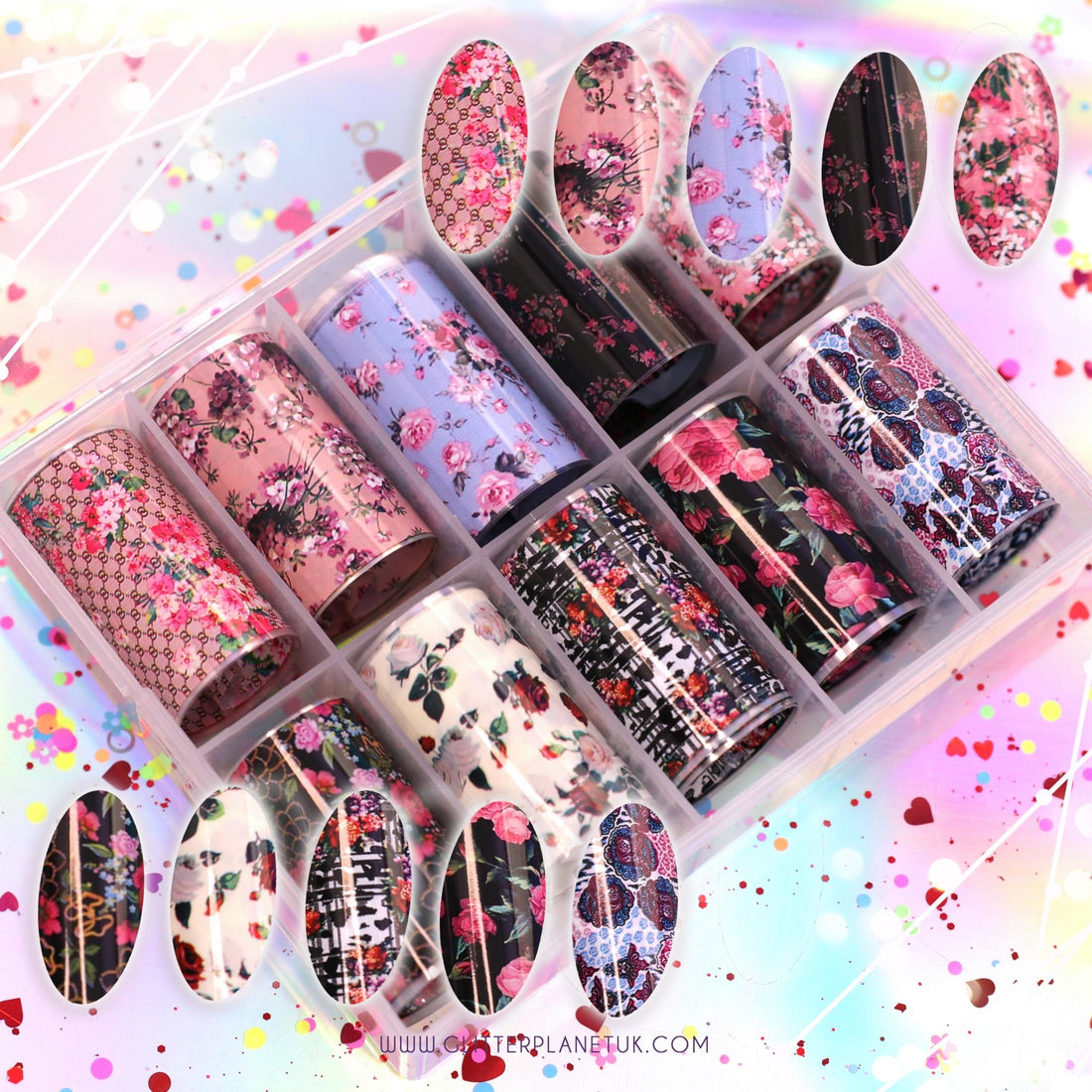 Nail Art Foil | Vintage Florals Set 10pcs