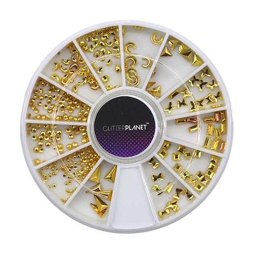 Nail Art Wheel 3 - Studs - Glitter Planet