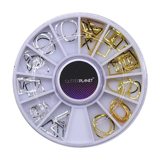 Nail Art Wheel 4 - Frames - Glitter Planet