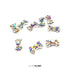 Nail Charm - Crystal AB Small Bow