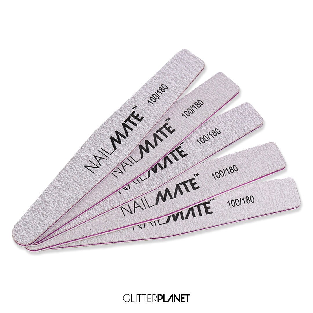 Nail Files 5 pack - 100/180 Hand File