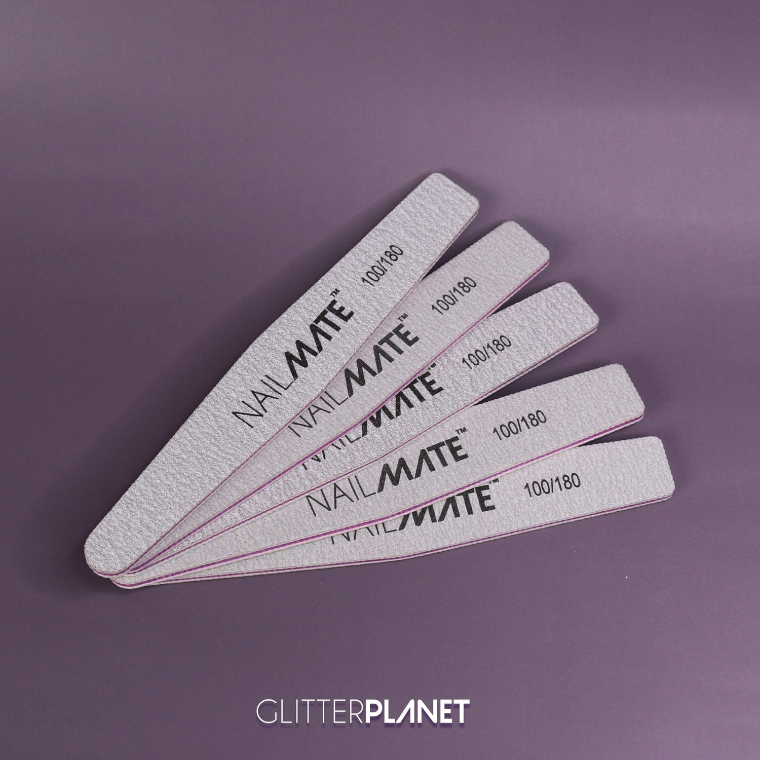 Nail Files 5 pack - 100/180 Hand File