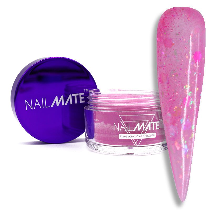 Need Love Pink Jelly Glitter Acrylic Powder