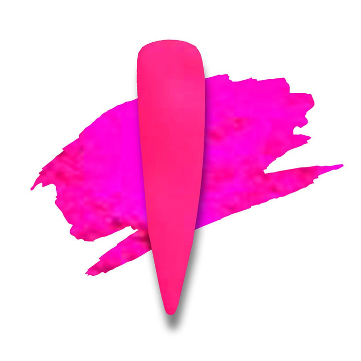 Neon Pink Matte Nail Art Pigment - Glitter Planet