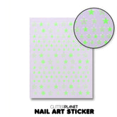 Neon Star Nail Stickers