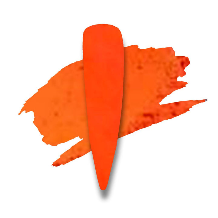 Orange Matte Neon Nail Art Pigment - Glitter Planet