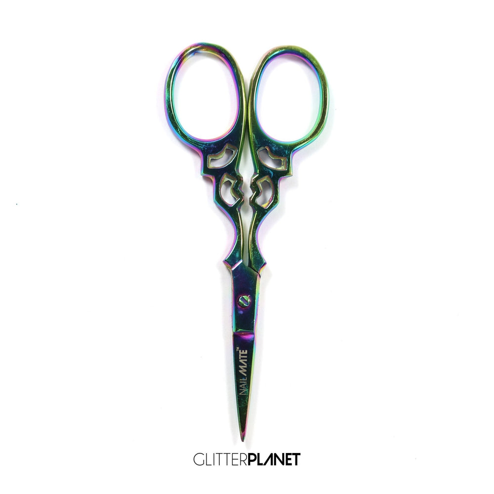Outer Space GOTHIC Nail Scissors - Glitter Planet