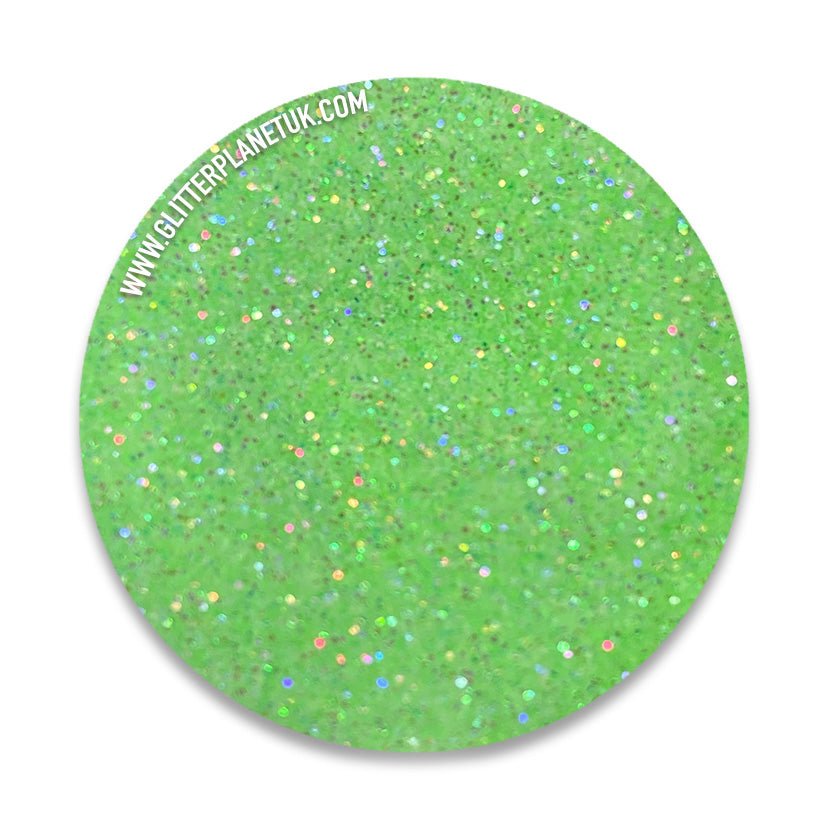 Pastel Green Rainbow Iridescent Nail Glitter - Glitter Planet