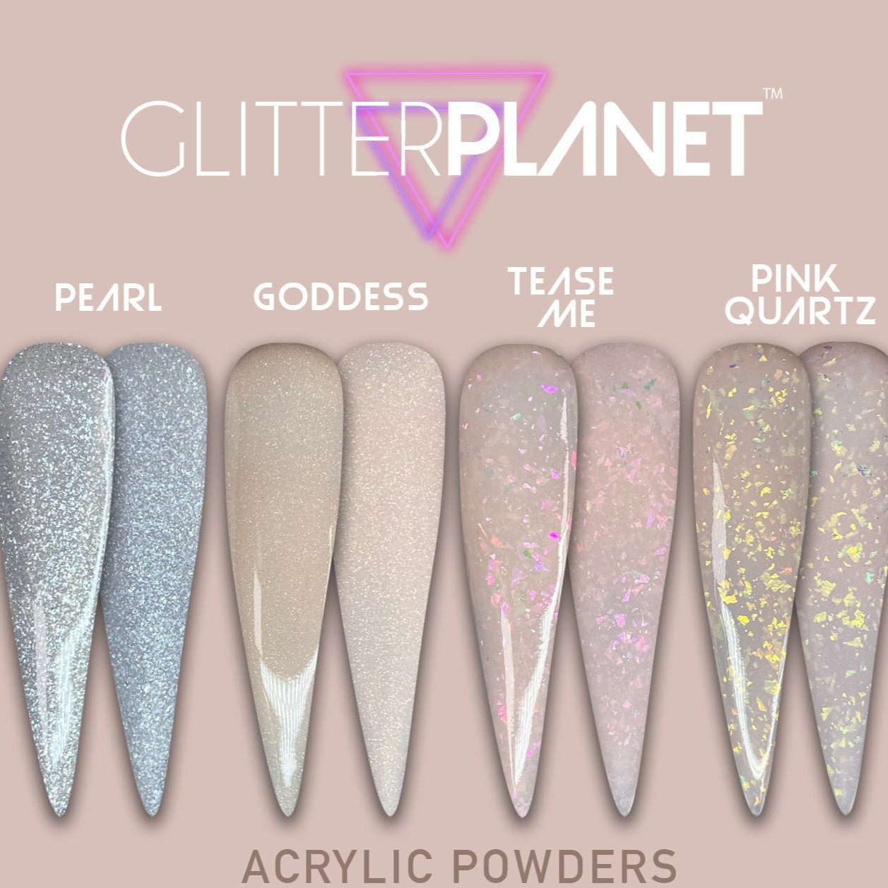 Pearl Acrylic Nail Powder 28g - Glitter Planet