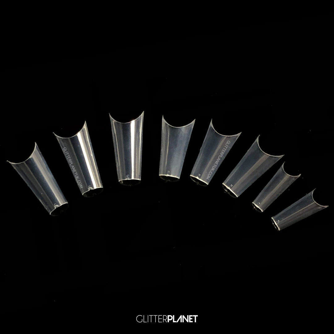 Pinched Coffin C Curve Nail Tips - 500pcs