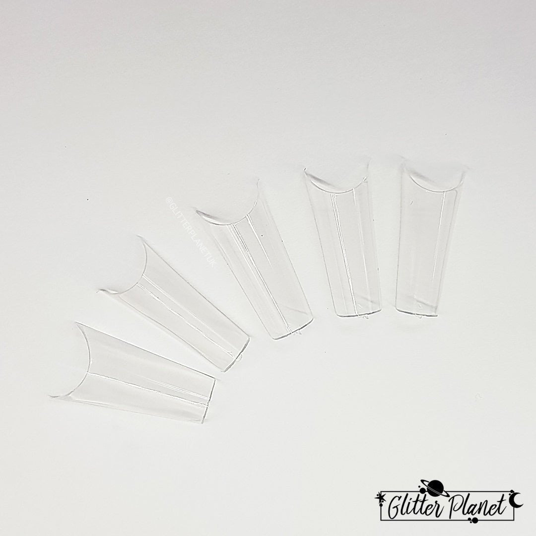 Pinched Coffin C Curve Nail Tips - 500pcs