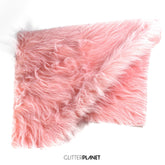 Pink Faux Fur Background