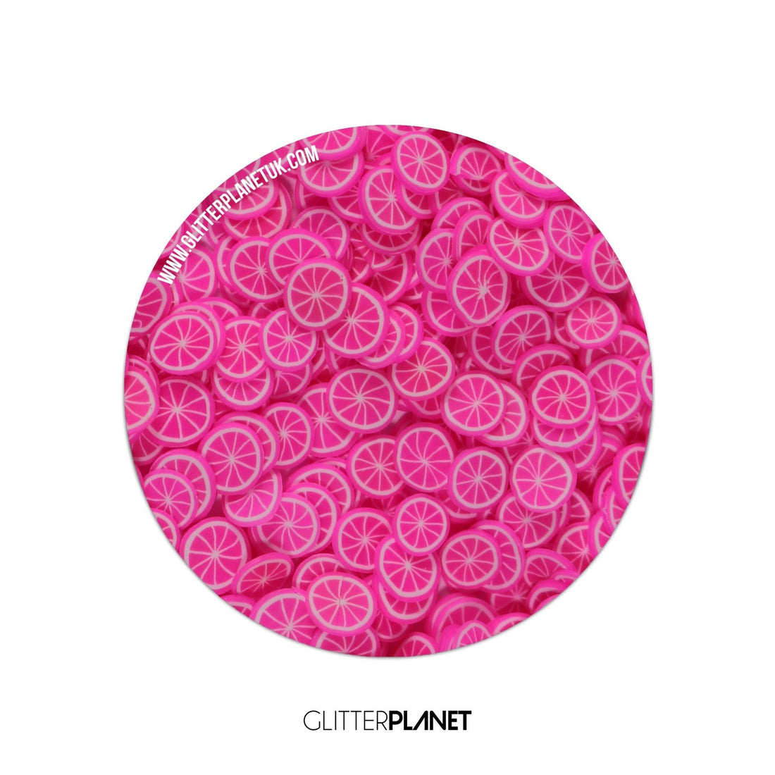 Pink Grapefruit Slice - Fruit Fimo 10g