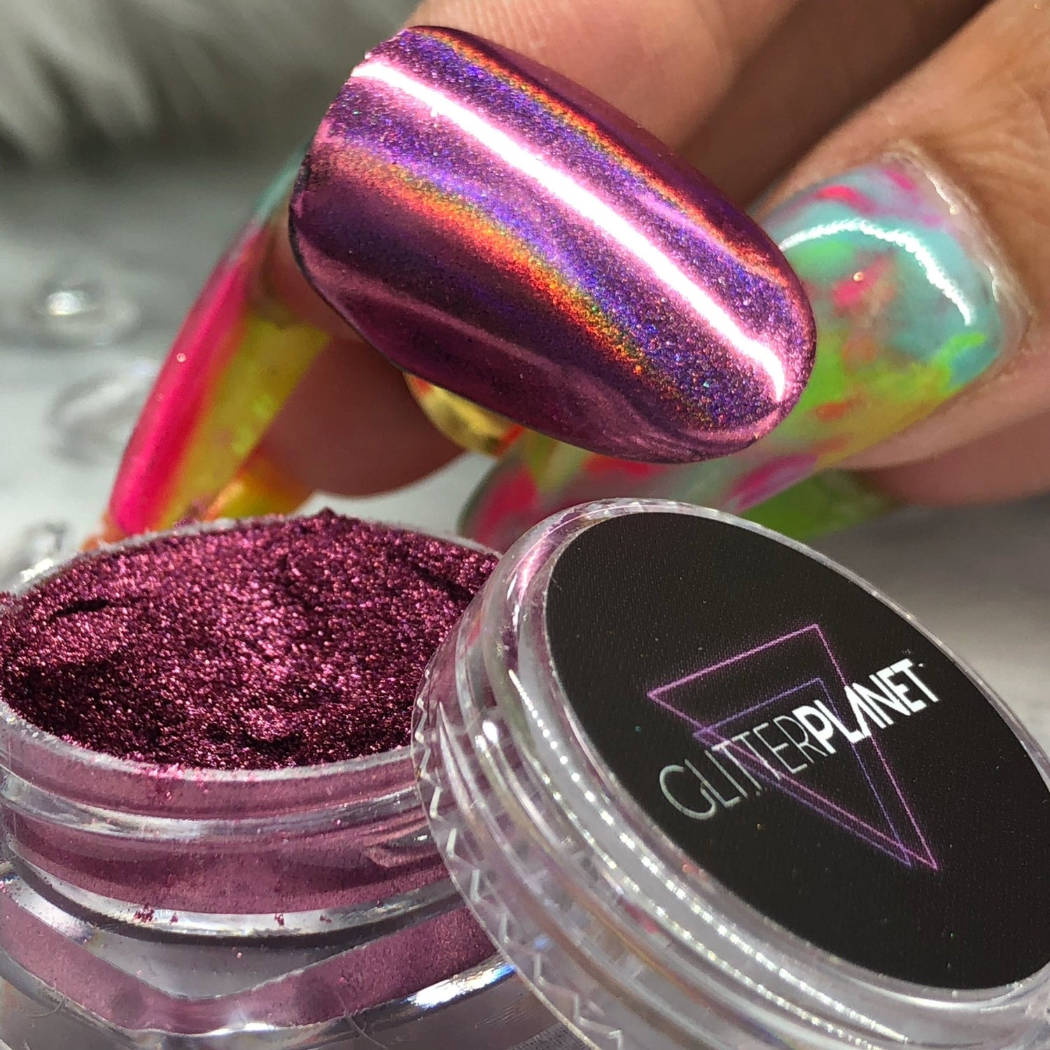 Pink Holo Chrome Pigment