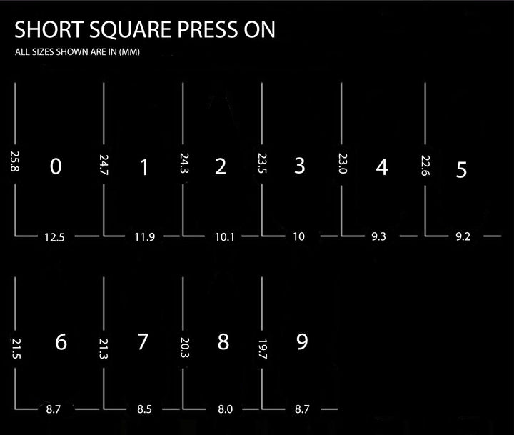 Press On Nail Tips | Short Square