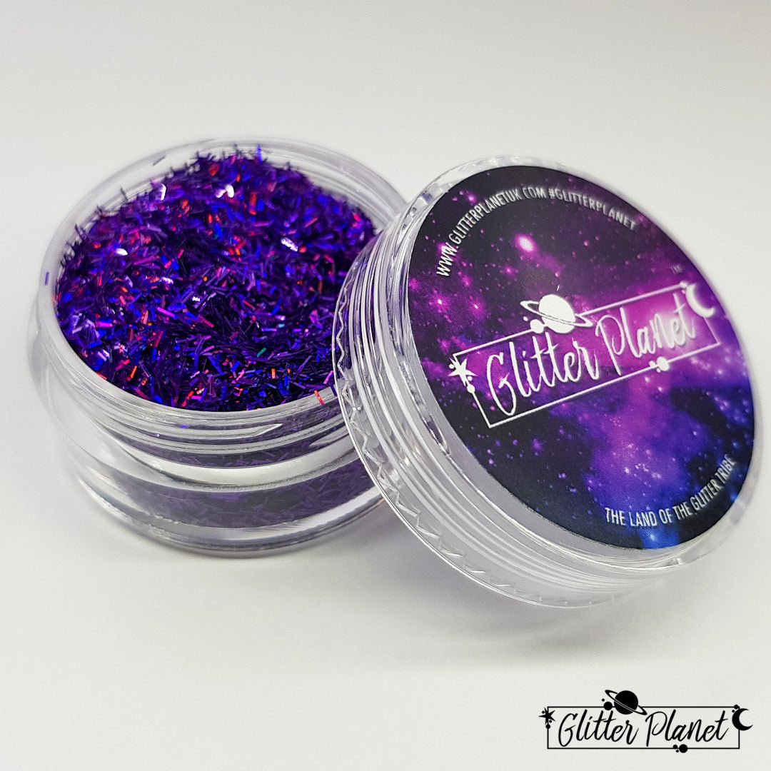 Purple Holographic Tinsel