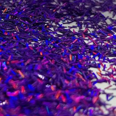 Purple Holographic Tinsel