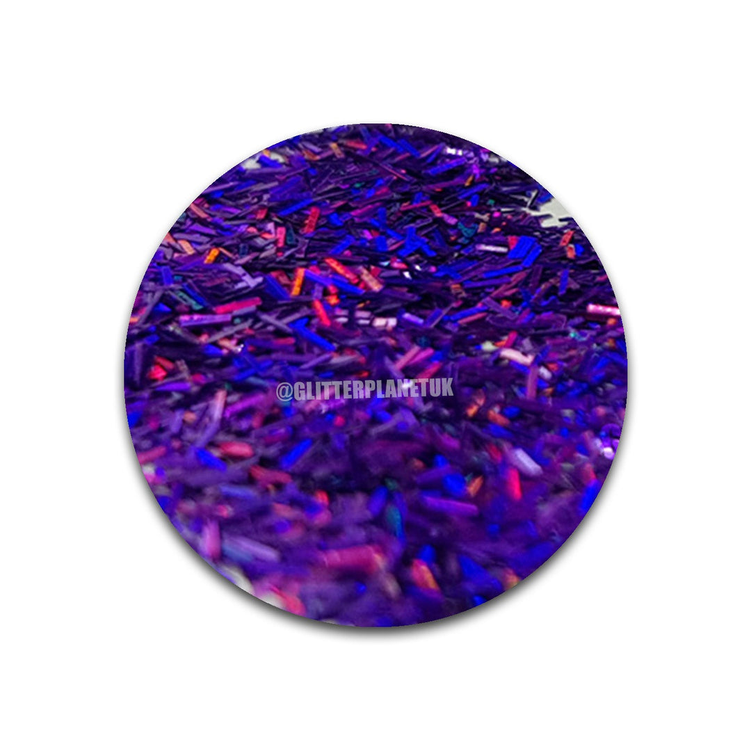 Purple Holographic Tinsel