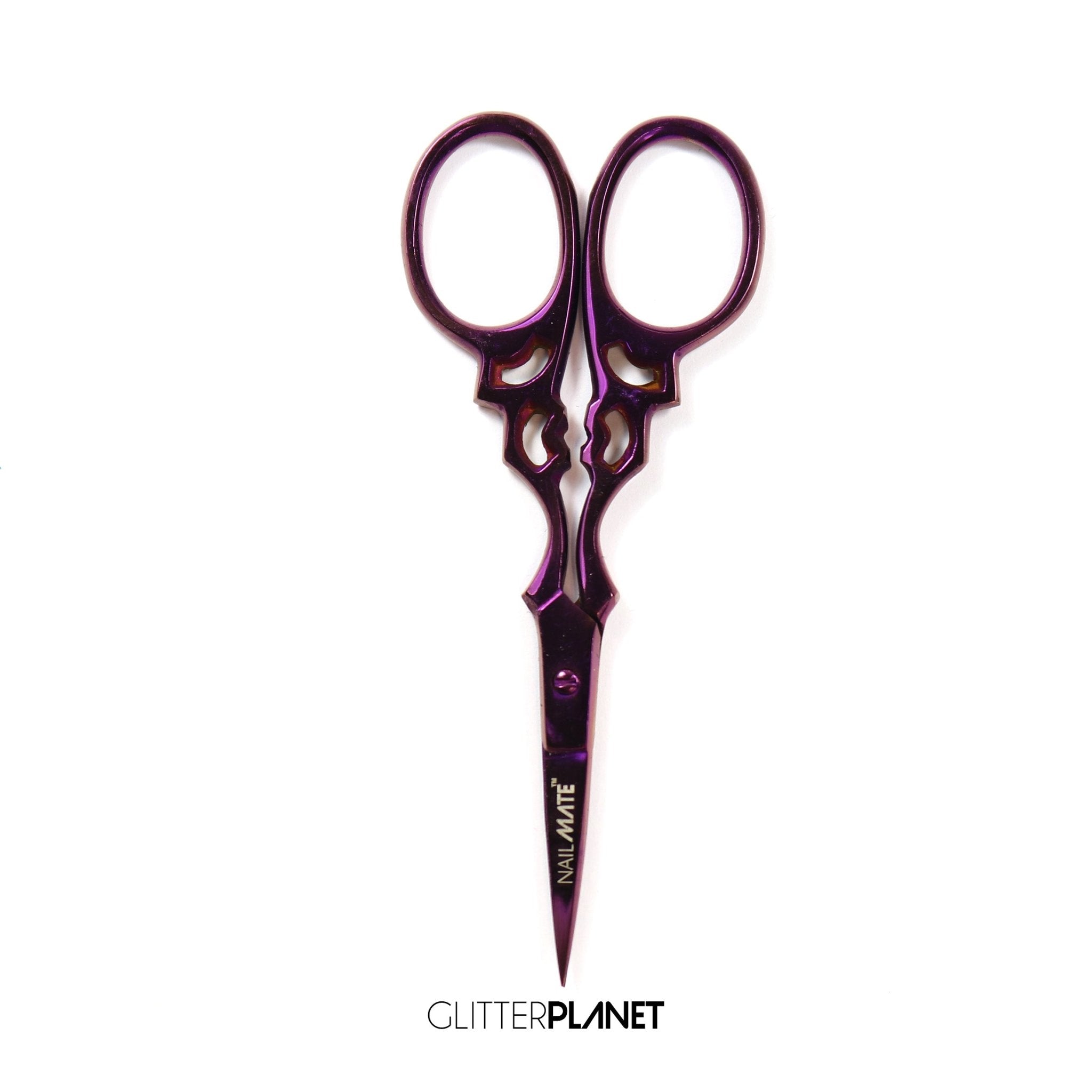 Purple Plasma GOTHIC Nail Scissors