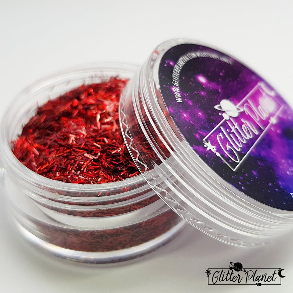 Red Holographic Tinsel