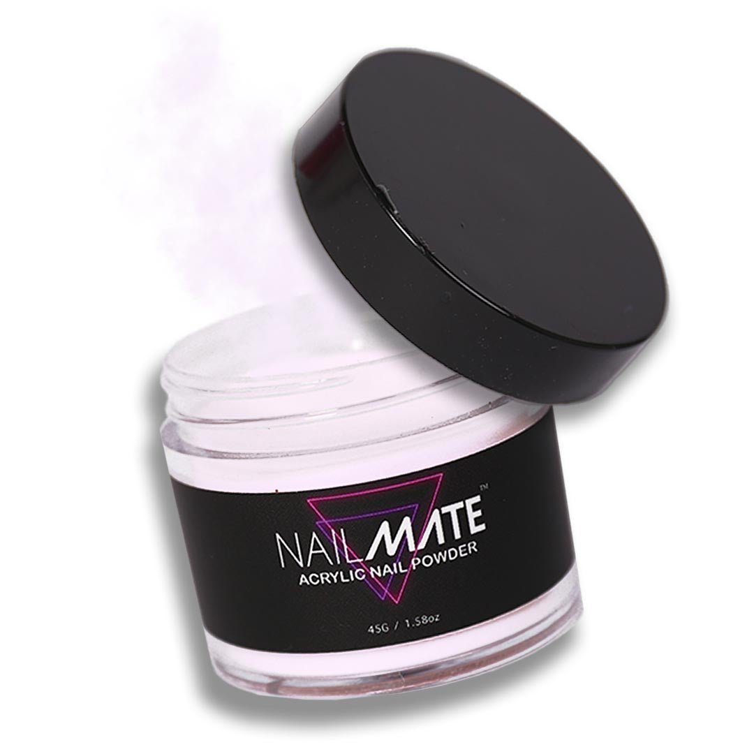 Soft White Acrylic Nail Powder 45g - Glitter Planet