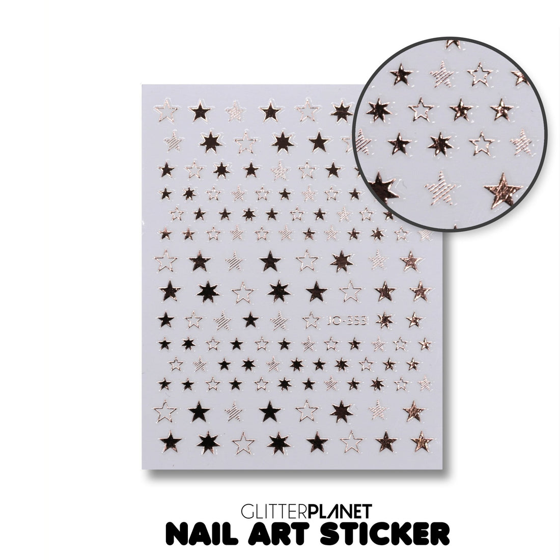 Solid Star Nail Sticker