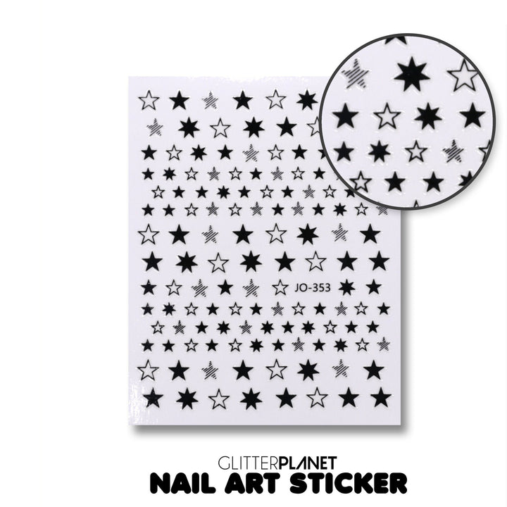 Solid Star Nail Sticker