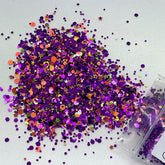 Spell Bound - Purple, Orange and Gold Glitter - Glitter Planet