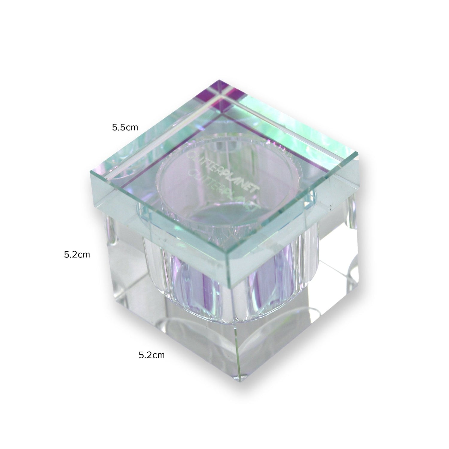 Square Crystal Dappen Dish