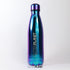 Stainless Steel Water Bottle Purple Chrome Finish 500ml