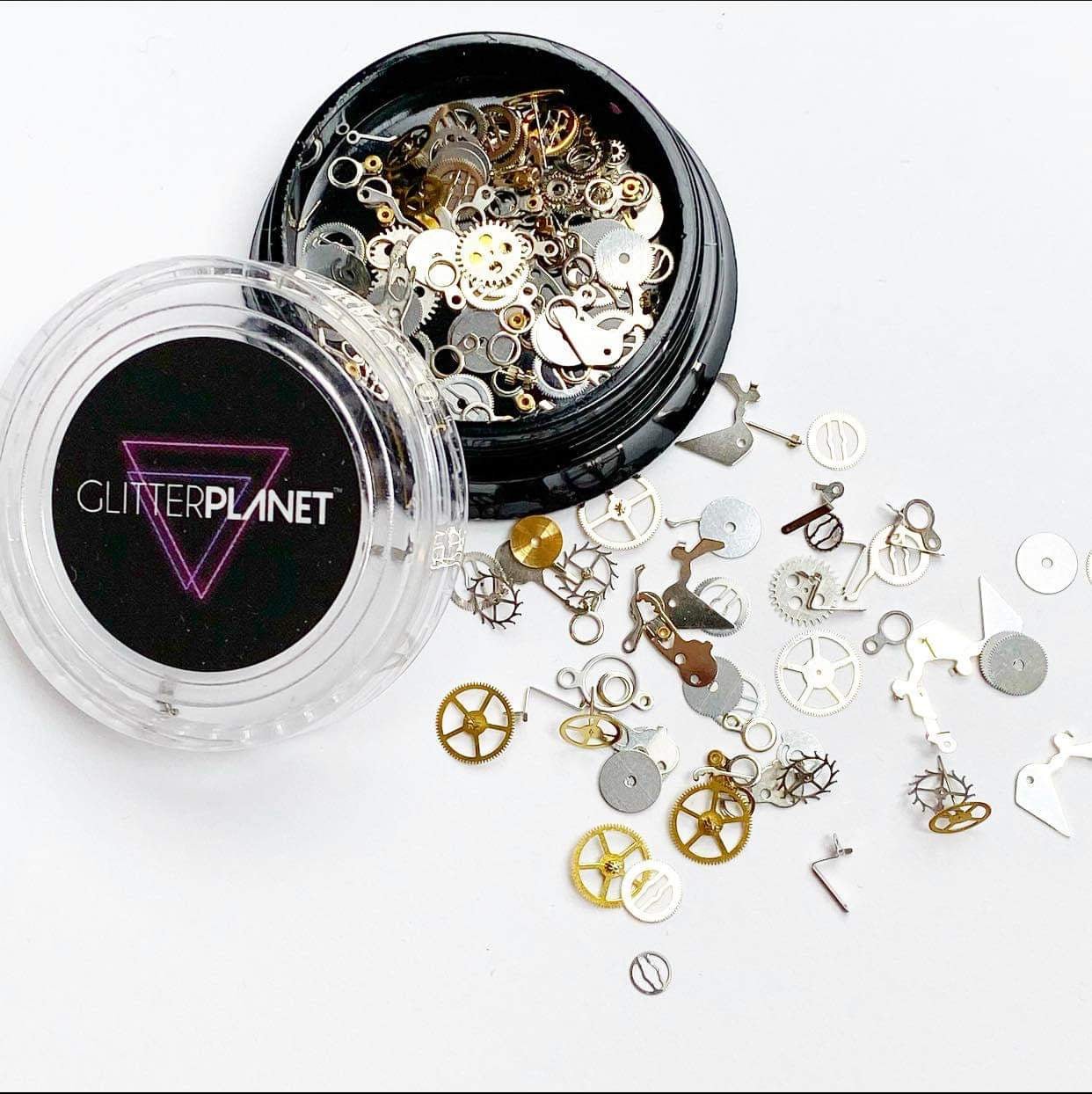 Punk Cogs Steam Punk cogs Nail Art – Glitter Planet
