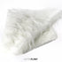 White Faux Fur Background